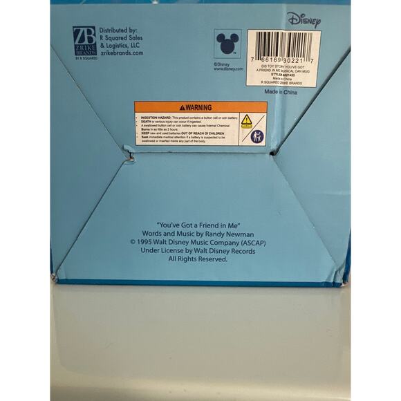 Disney Pixar Toy Story Musical Mug featuring Buzz Lightyear & Woody New in box - Picture 5 of 6